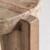 Lux Teak Wood Side Table - Maison Rêves UK