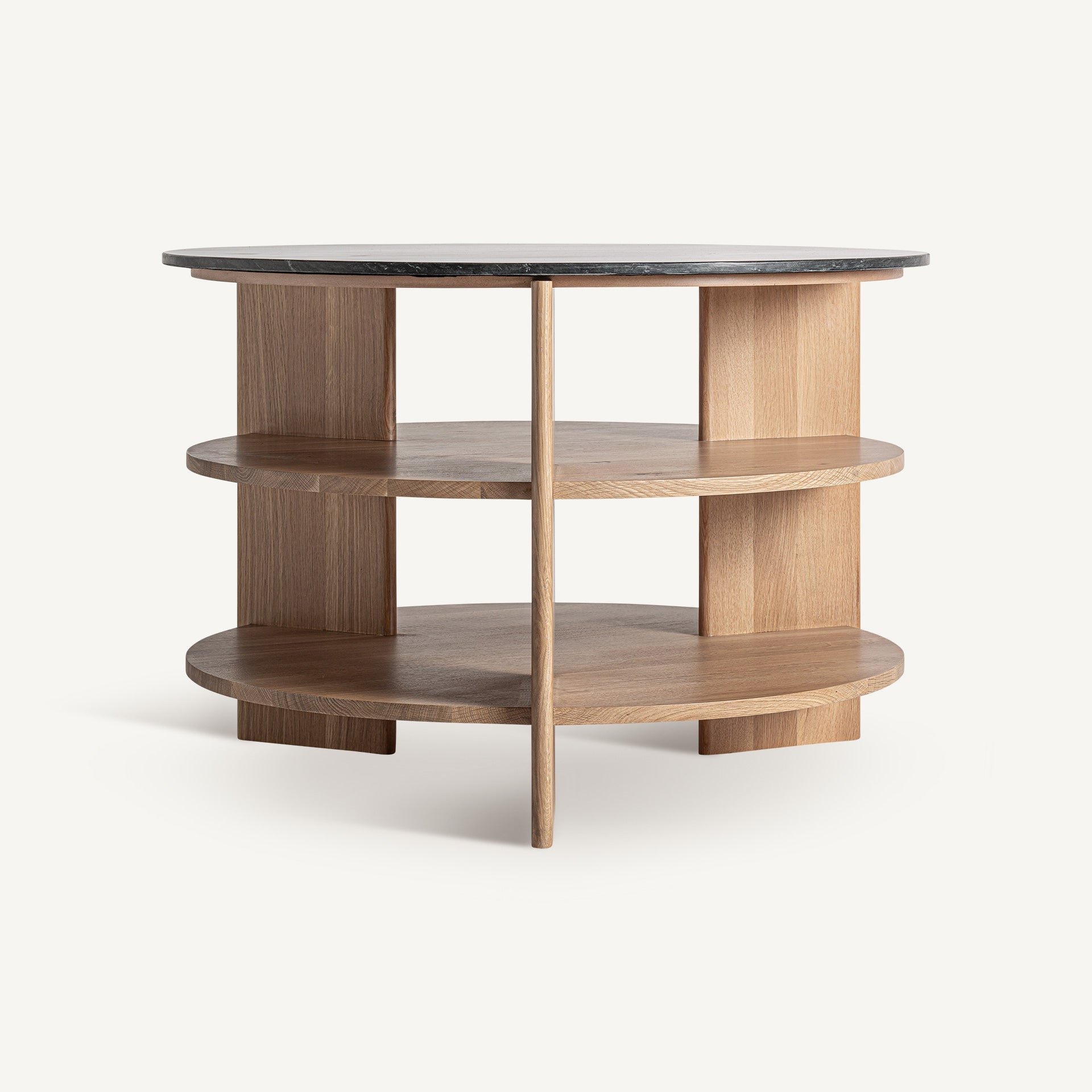 Nara Oak Wood Side Table - Maison Rêves UK