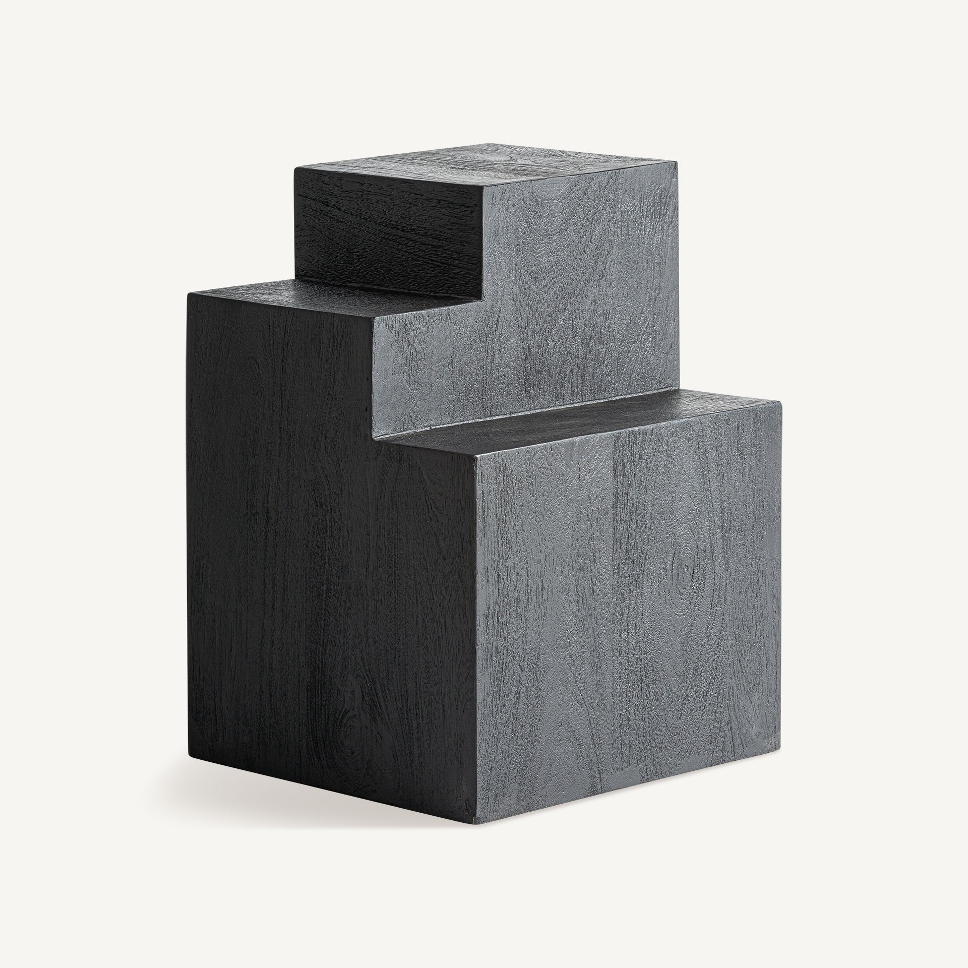 Pètria Mango Wood Side Table - 55cm - Maison Rêves UK