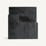 Pètria Mango Wood Side Table - 45cm - Maison Rêves UK