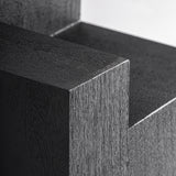 Pètria Mango Wood Side Table - 45cm - Maison Rêves UK