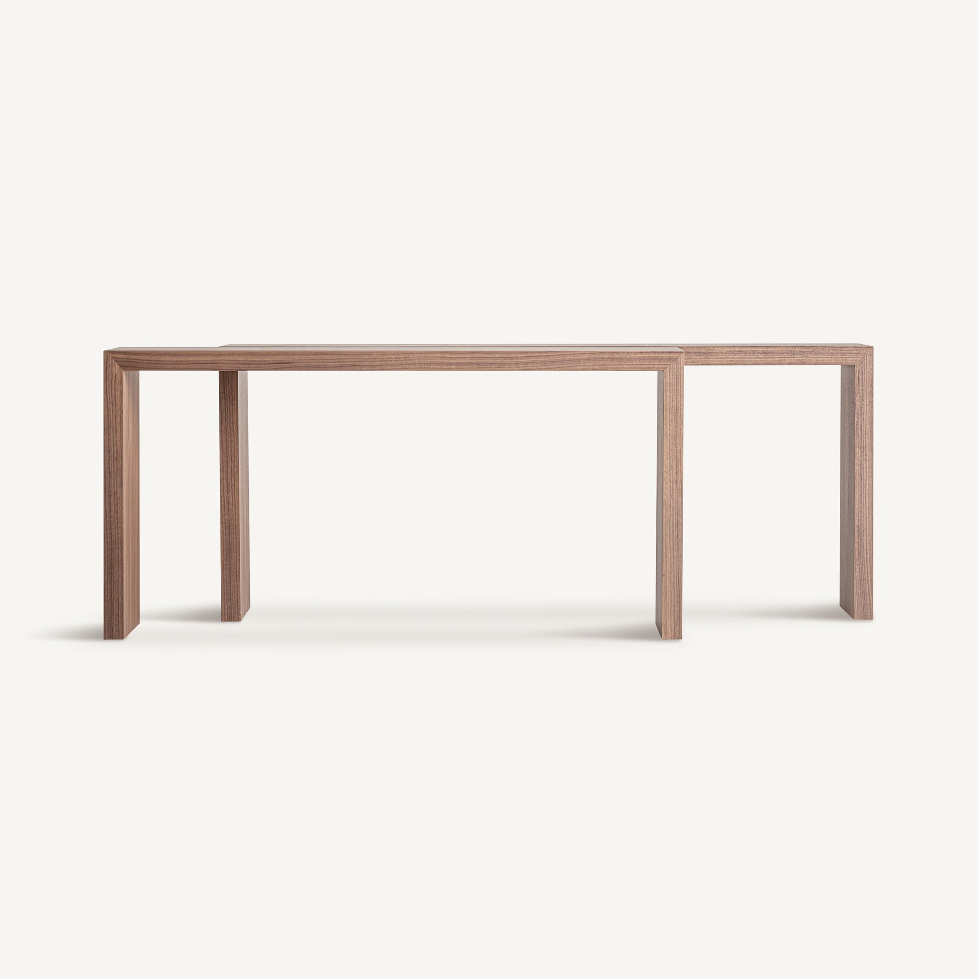Platte Walnut Veneer Side Table (Set of 2) - Maison Rêves UK