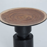 Sauris Tropical Wood Side Table