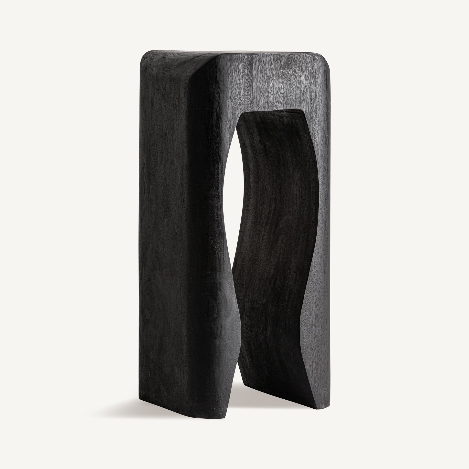 Wahel Suar Wood Side Table - 91cm - Maison Rêves UK