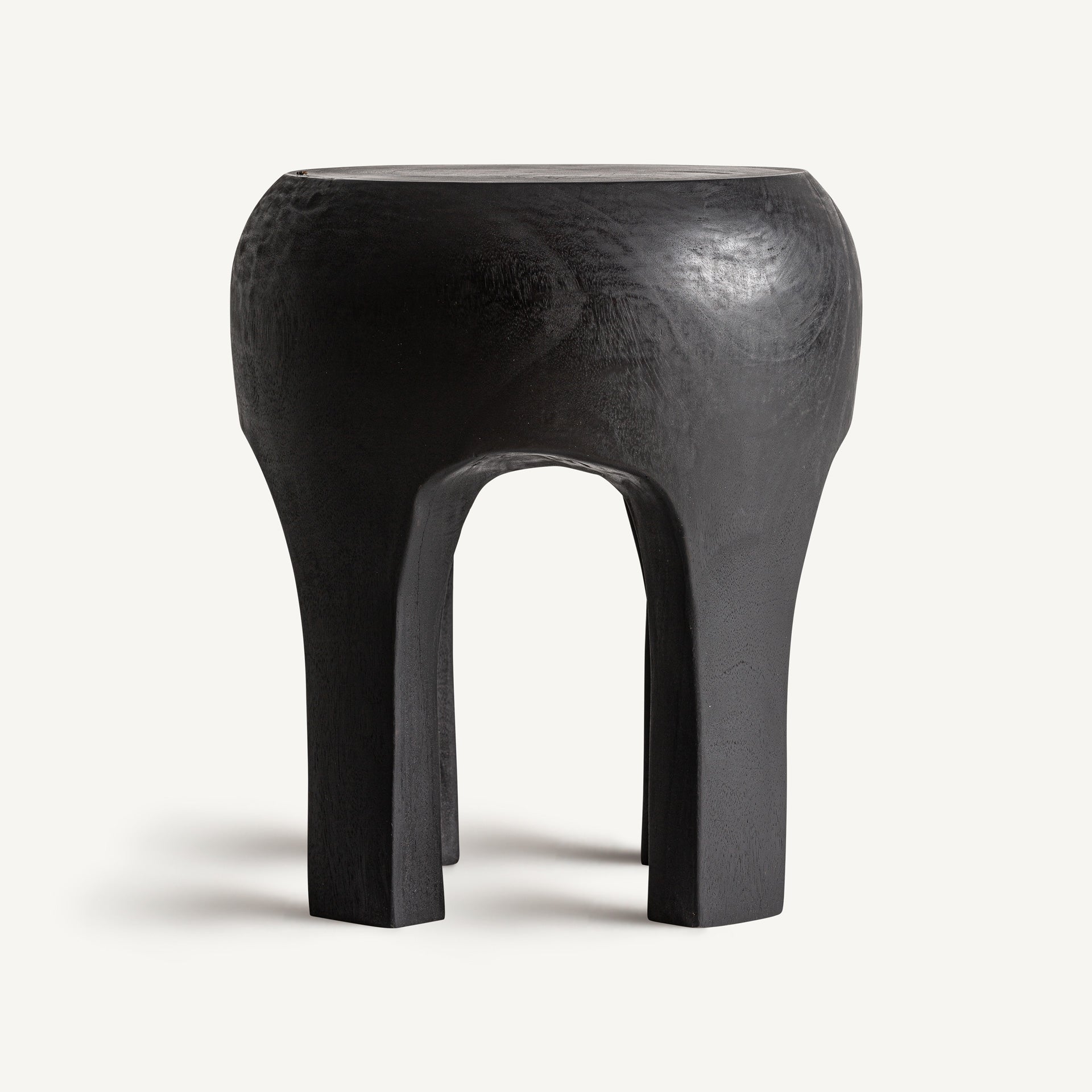 Wahel Suar Wood Side Table - 46cm - Maison Rêves UK