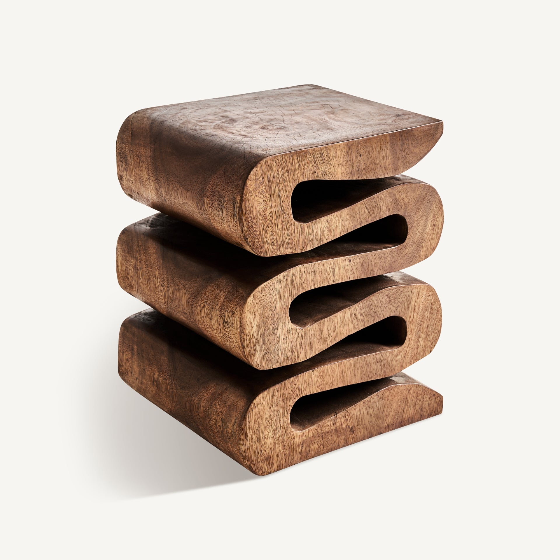 Xagar Suar Wood Side Table - Maison Rêves UK
