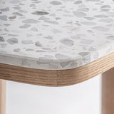 Alferce Terrazzo Bar Table - 77cm - Maison Rêves UK