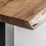 Tinjat Acacia Wood Bar Table - Maison Rêves UK