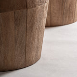 Jacquard Light Brown Mango Wood Dining Table - Maison Rêves UK
