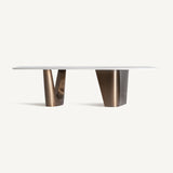 Ledat Sintered Stone Dining Table - Maison Rêves UK