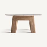 Nara Oak Wood Dining Table - 75cm - Maison Rêves UK