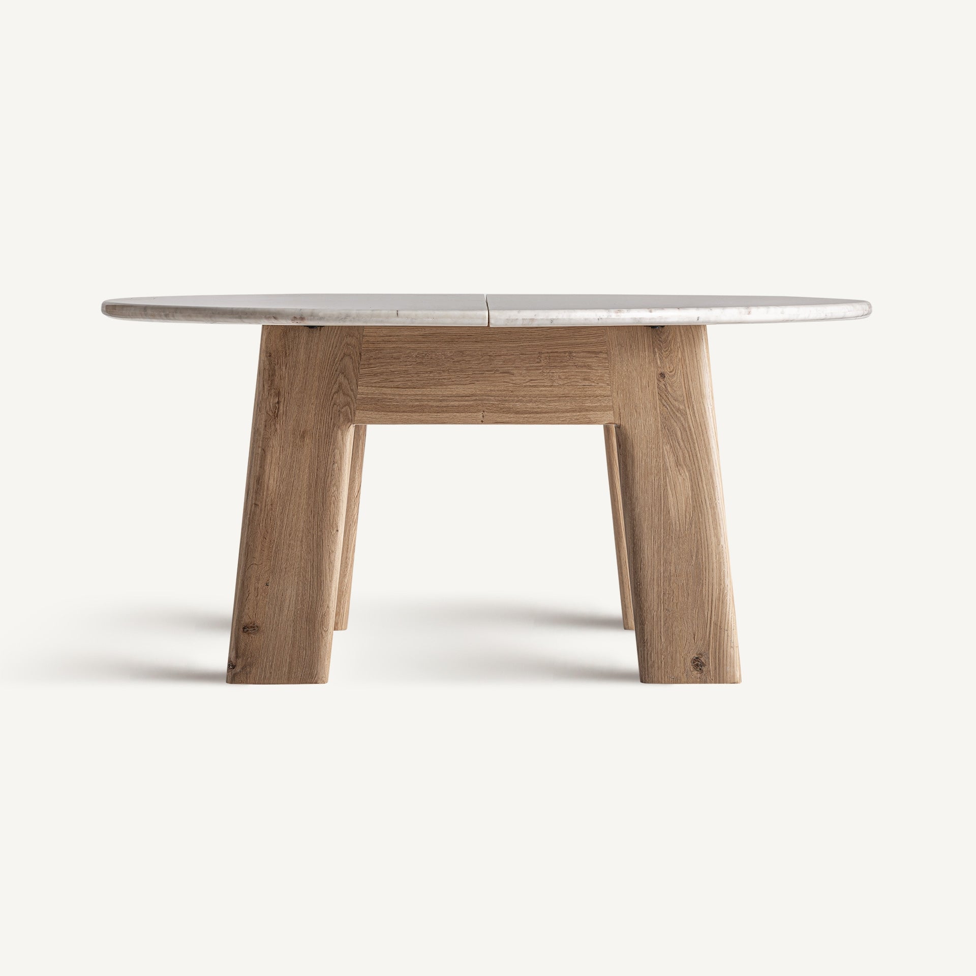 Nara Oak Wood Dining Table - 75cm - Maison Rêves UK
