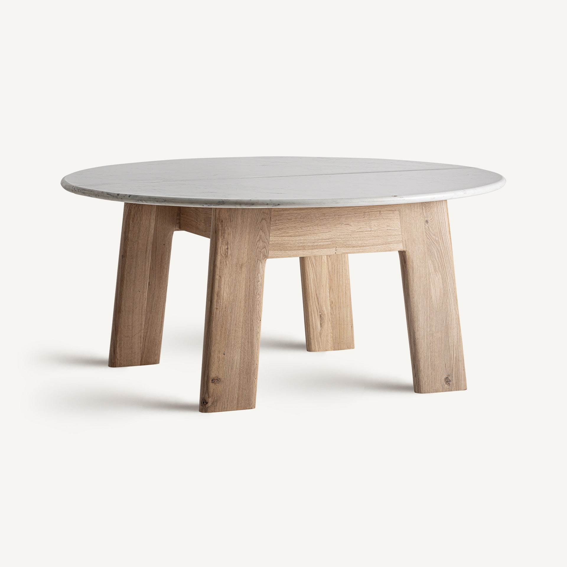 Nara Oak Wood Dining Table - 75cm - Maison Rêves UK