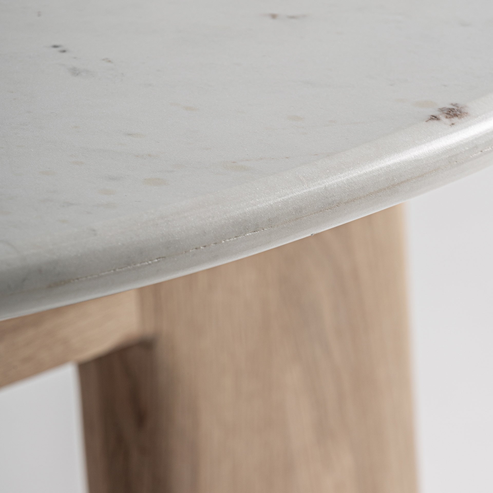 Nara Oak Wood Dining Table - 75cm - Maison Rêves UK