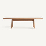 Nara Oak Wood Dining Table - 76cm - Maison Rêves UK
