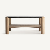 Jacquard Mango Wood Coffee Table - Maison Rêves UK
