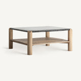 Jacquard Mango Wood Coffee Table - Maison Rêves UK