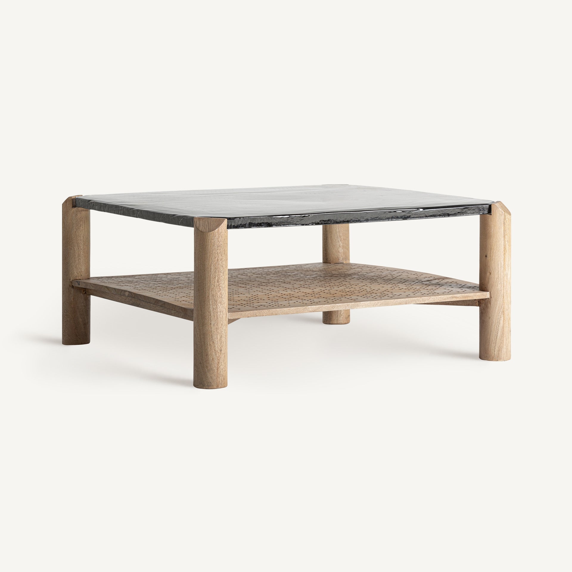 Jacquard Mango Wood Coffee Table - Maison Rêves UK