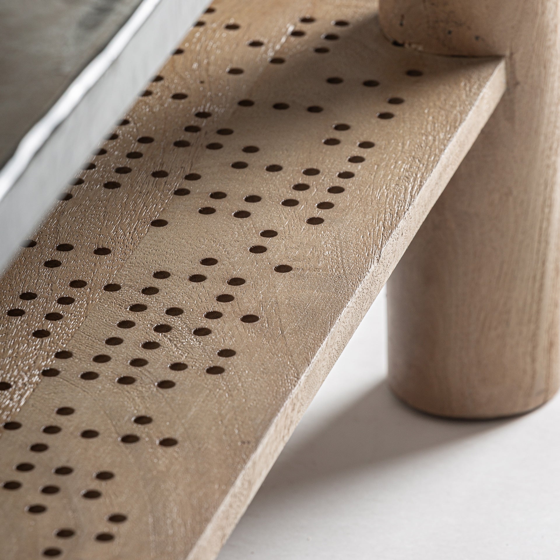 Jacquard Mango Wood Coffee Table - Maison Rêves UK