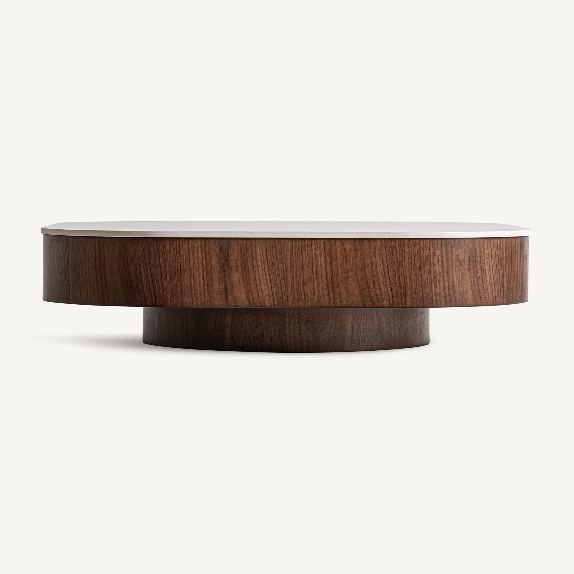 Neufs Synthetic Marble Coffee Table - 25cm - Maison Rêves UK