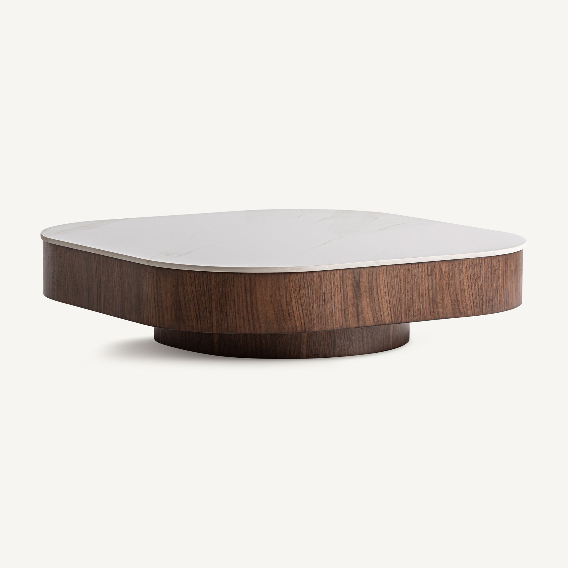 Neufs Synthetic Marble Coffee Table - 25cm - Maison Rêves UK
