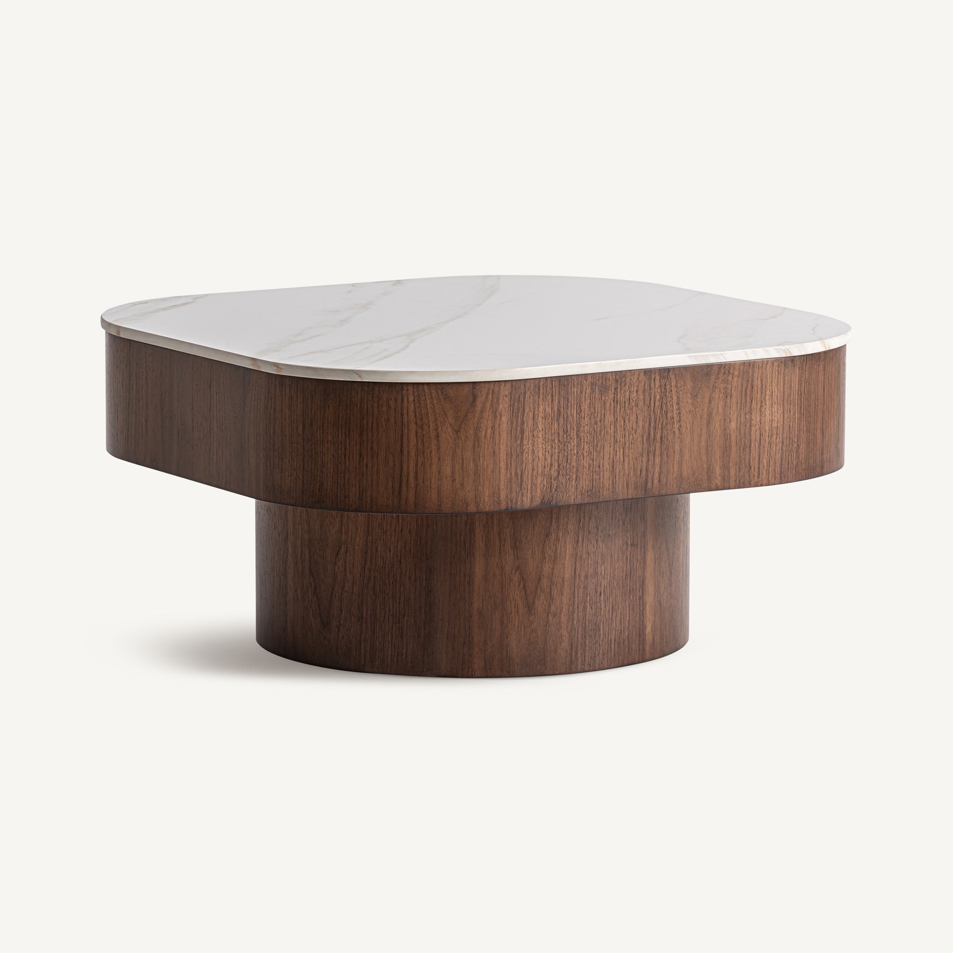 Neufs Synthetic Marble Coffee Table - 35cm - Maison Rêves UK
