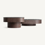 Neufs Synthetic Marble Coffee Table - 35cm - Maison Rêves UK