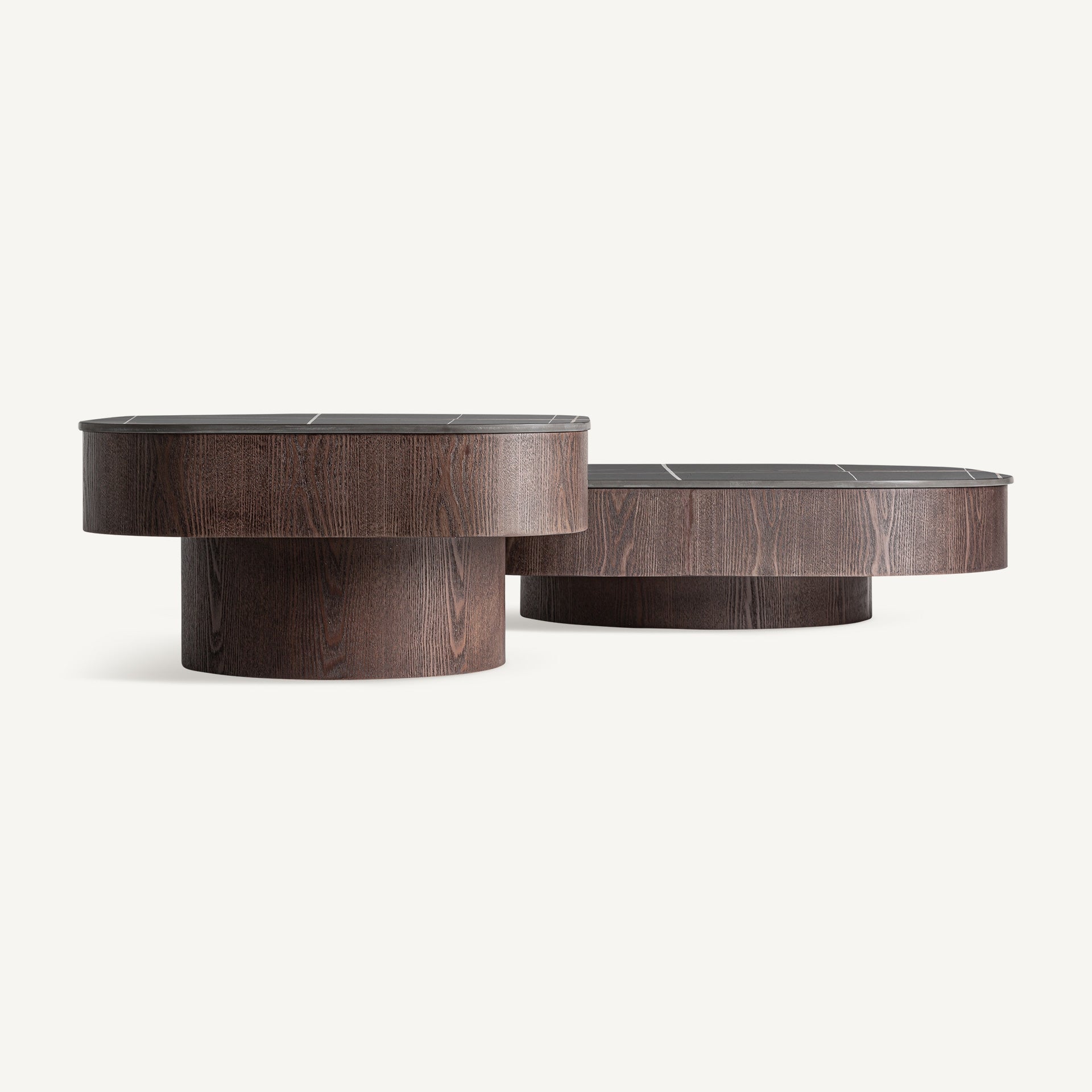 Neufs Synthetic Marble Coffee Table - 35cm - Maison Rêves UK