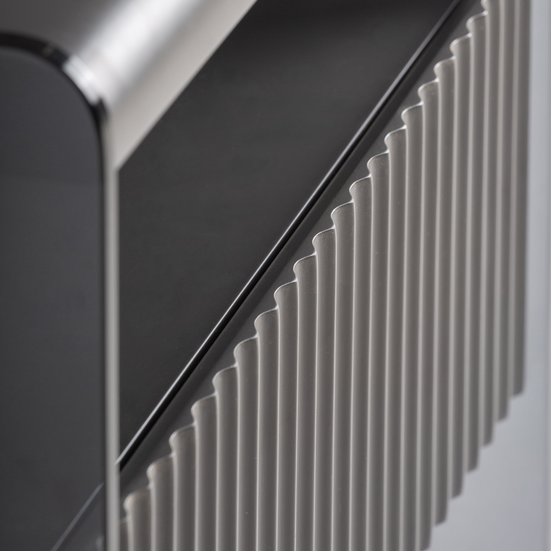 Meylan Grey Bedside Table - Maison Rêves UK