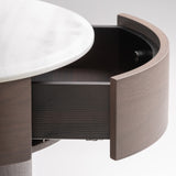 Stuetta Wenge Bedside Table - Maison Rêves UK