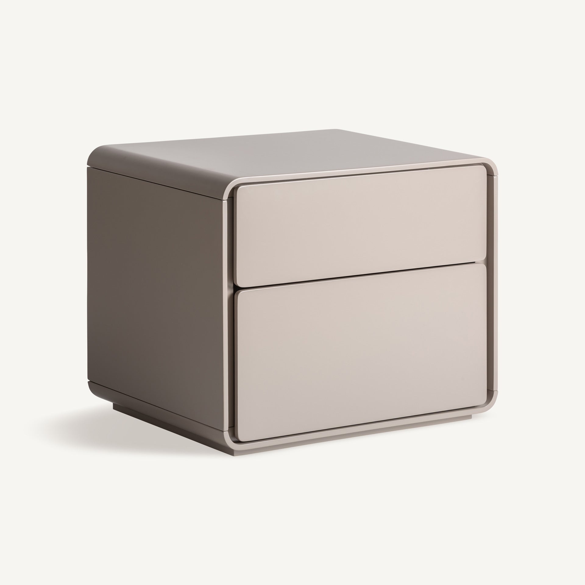 Theys Beige Bedside Table - Maison Rêves UK