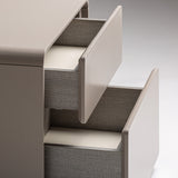 Theys Beige Bedside Table - Maison Rêves UK