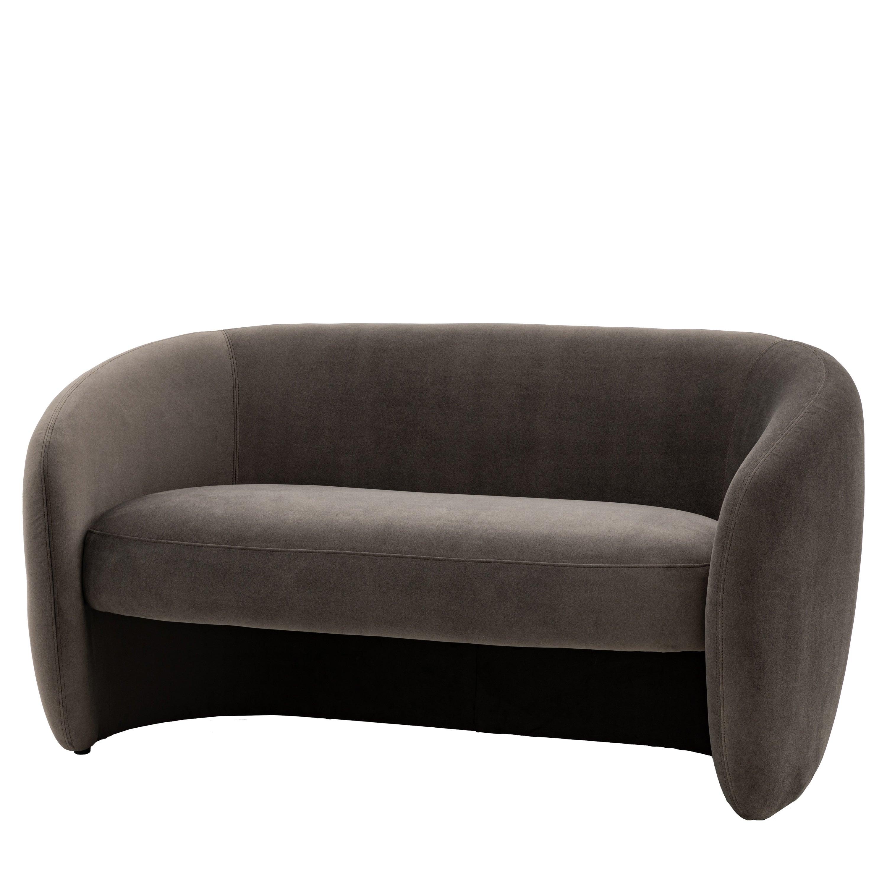 Moorland 2 Seater Sofa Espresso Fabric - Maison Rêves UK