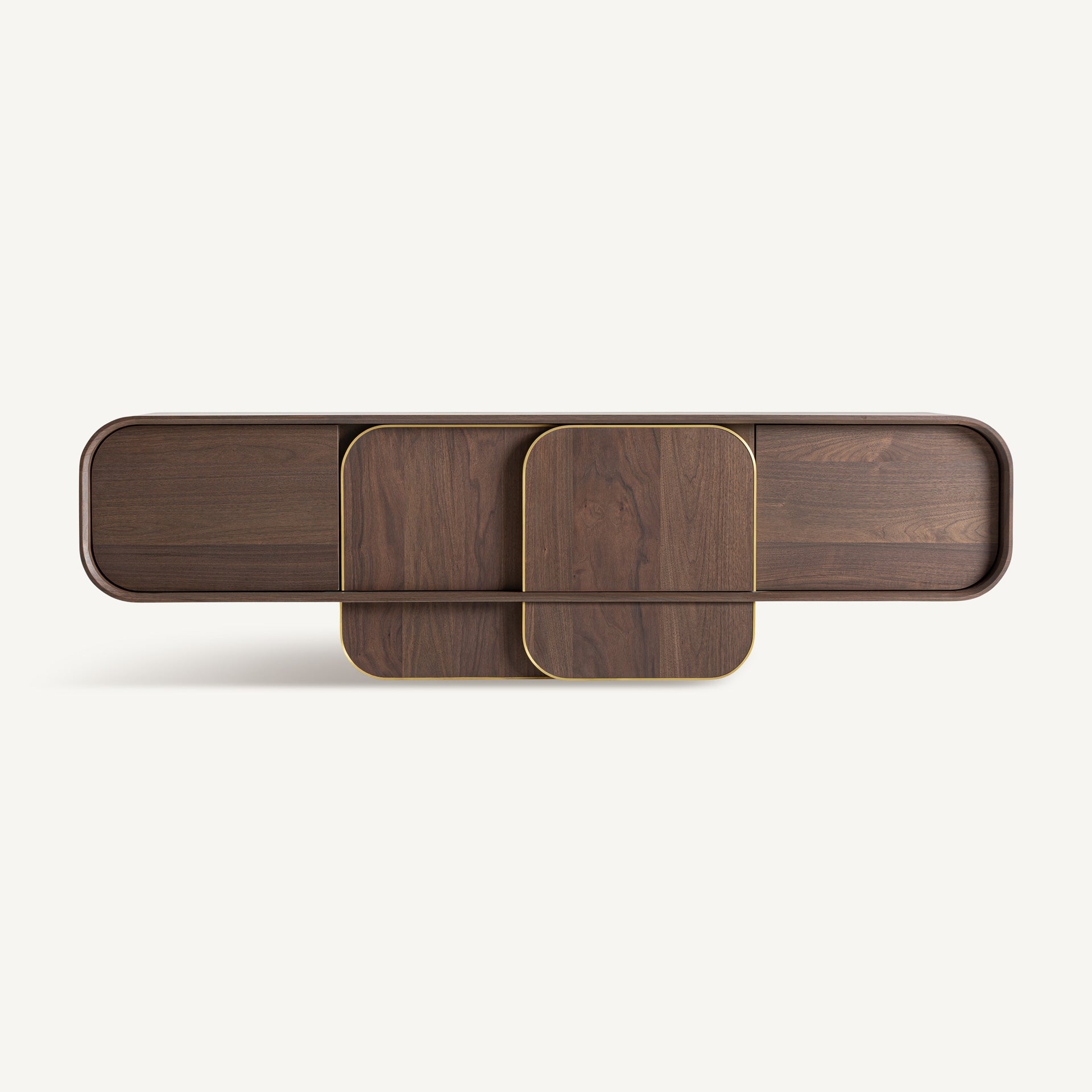 Biascar Oak Wood TV Stand - Maison Rêves UK
