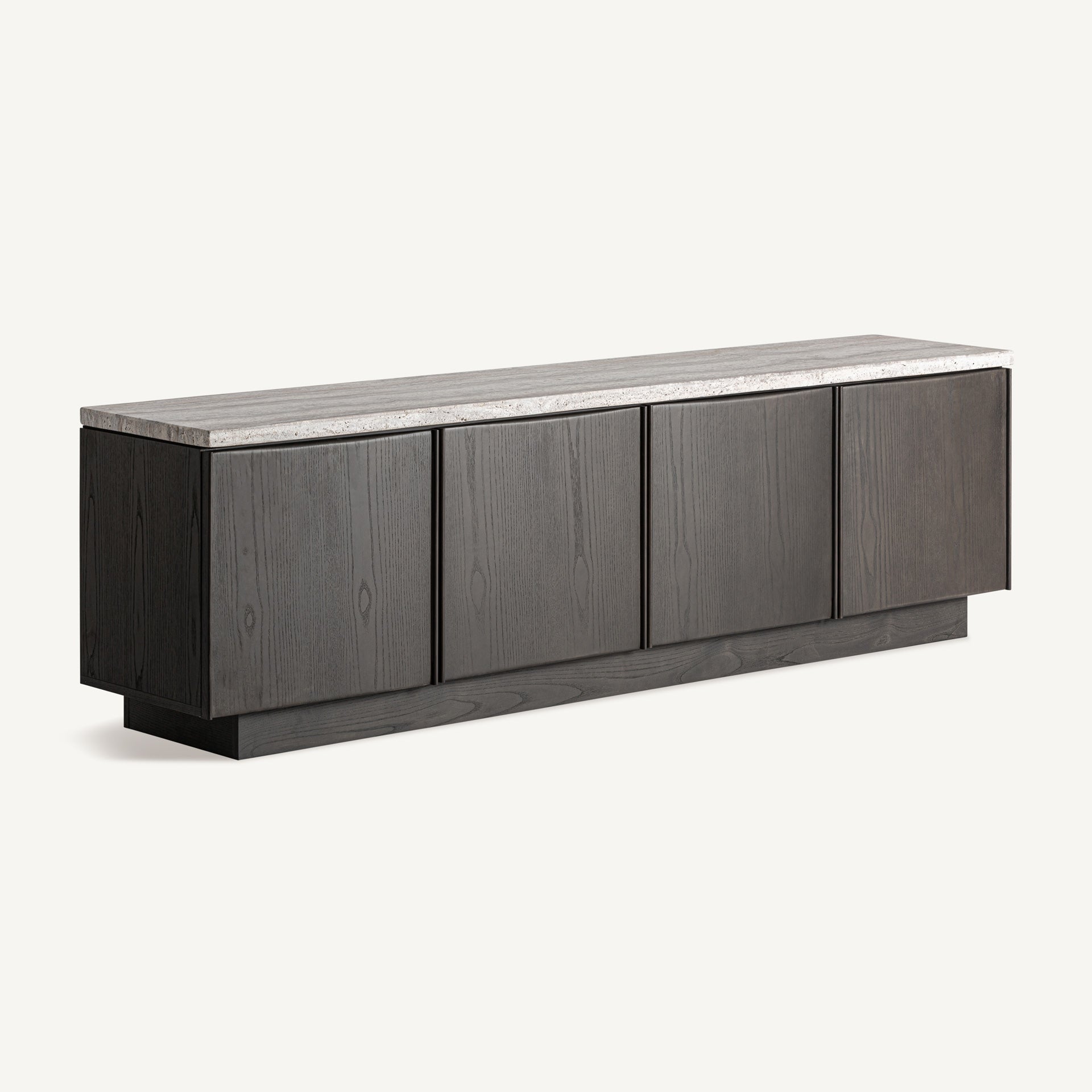 Rignac Travertine TV Stand - Maison Rêves UK