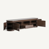Trubia Brown TV Stand - Maison Rêves UK