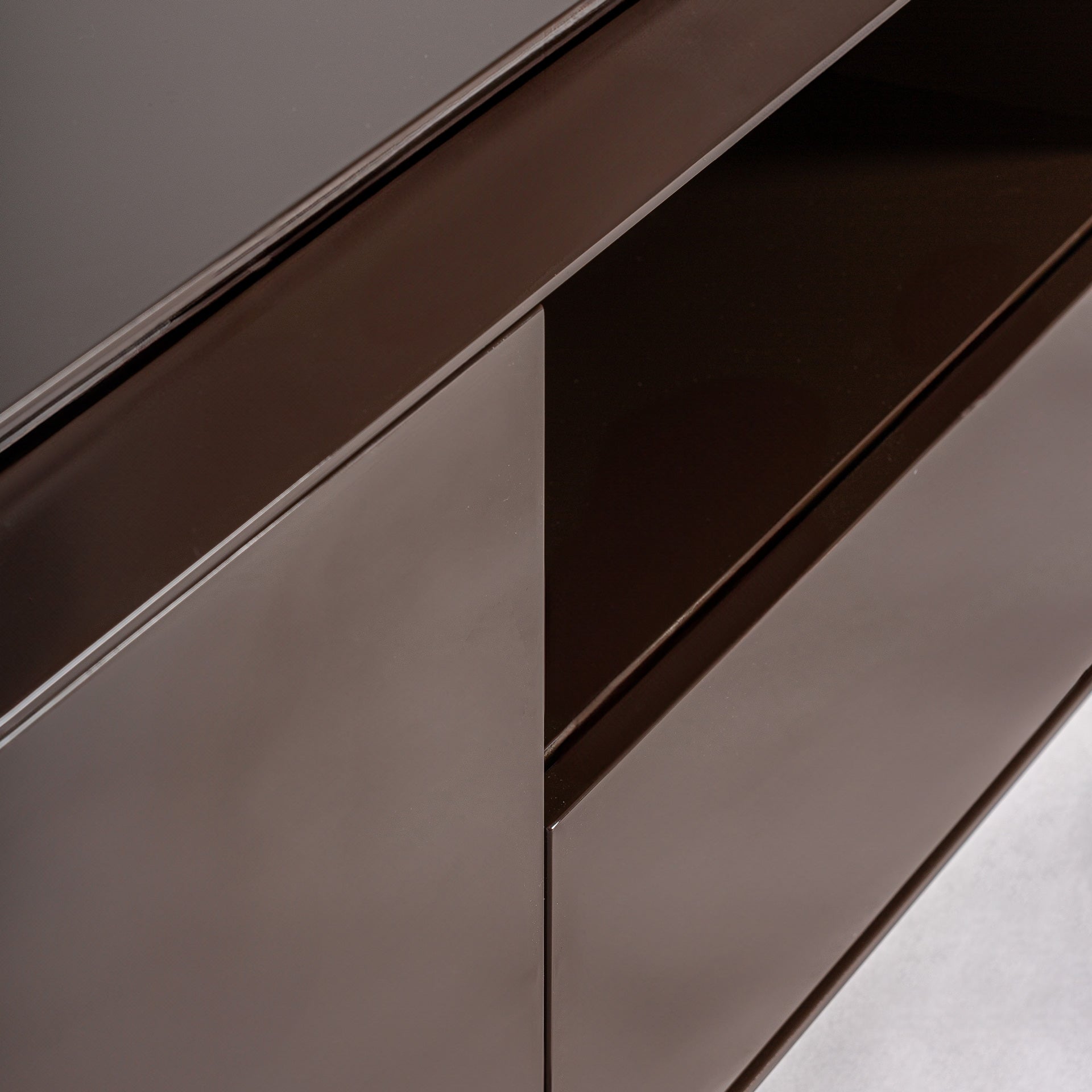 Trubia Brown TV Stand - Maison Rêves UK