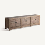 Untza Recycled Pine Wood TV Stand - Maison Rêves UK