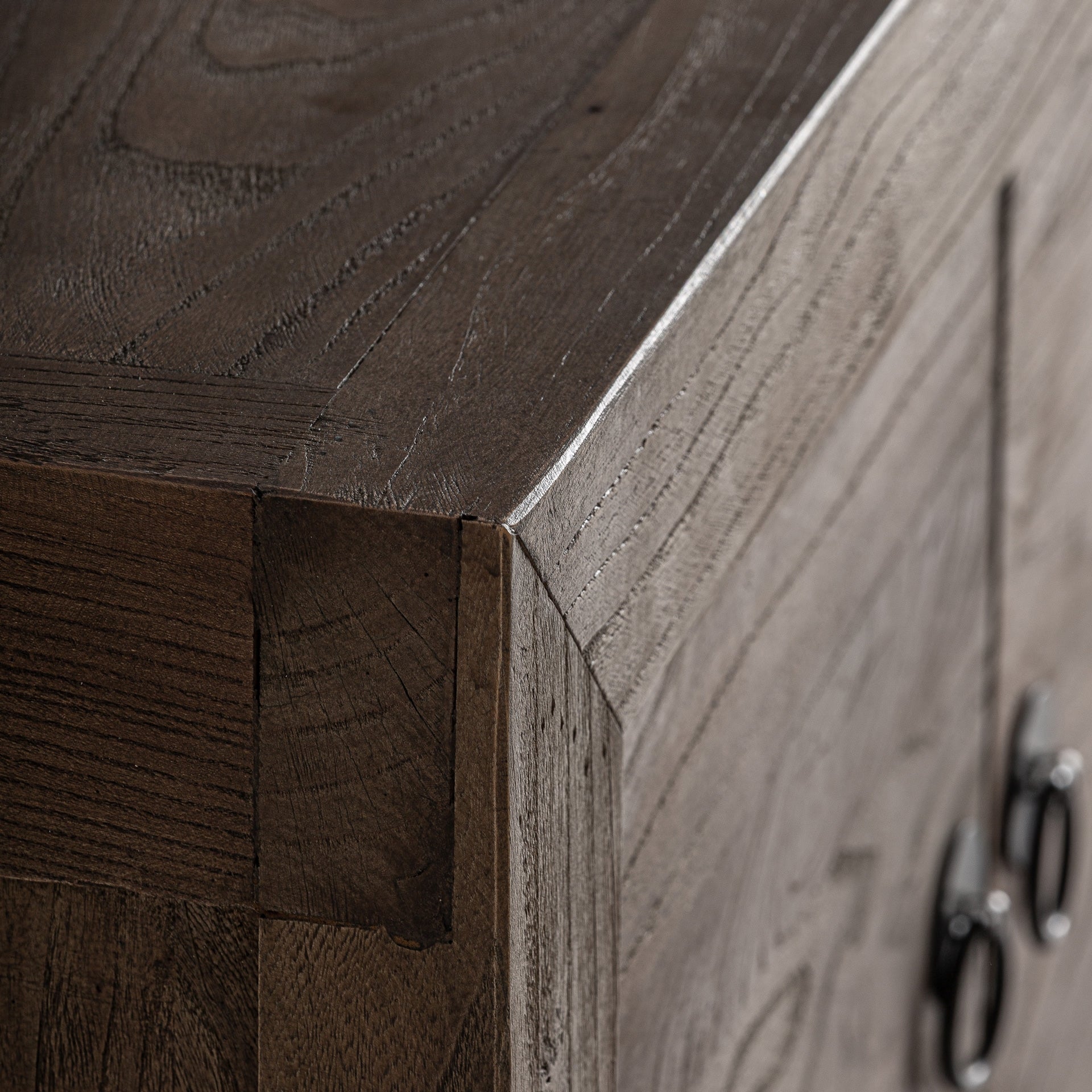 Untza Recycled Pine Wood TV Stand - Maison Rêves UK