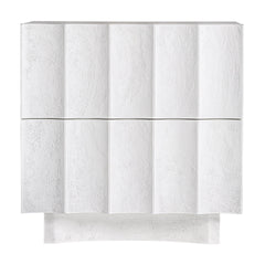 Mulcey White Bedside Table - Maison Rêves UK