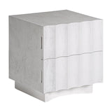 Mulcey White Bedside Table - Maison Rêves UK