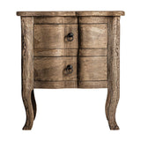 Munguia Mango Wood Bedside Table - Maison Rêves UK