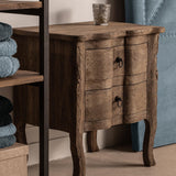 Munguia Mango Wood Bedside Table - Maison Rêves UK