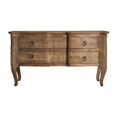 Munguia Mango Wood Chest of Drawers - Maison Rêves UK