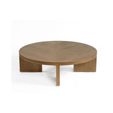 Nain Wooden Herringbone Coffee Table - Maison Rêves UK