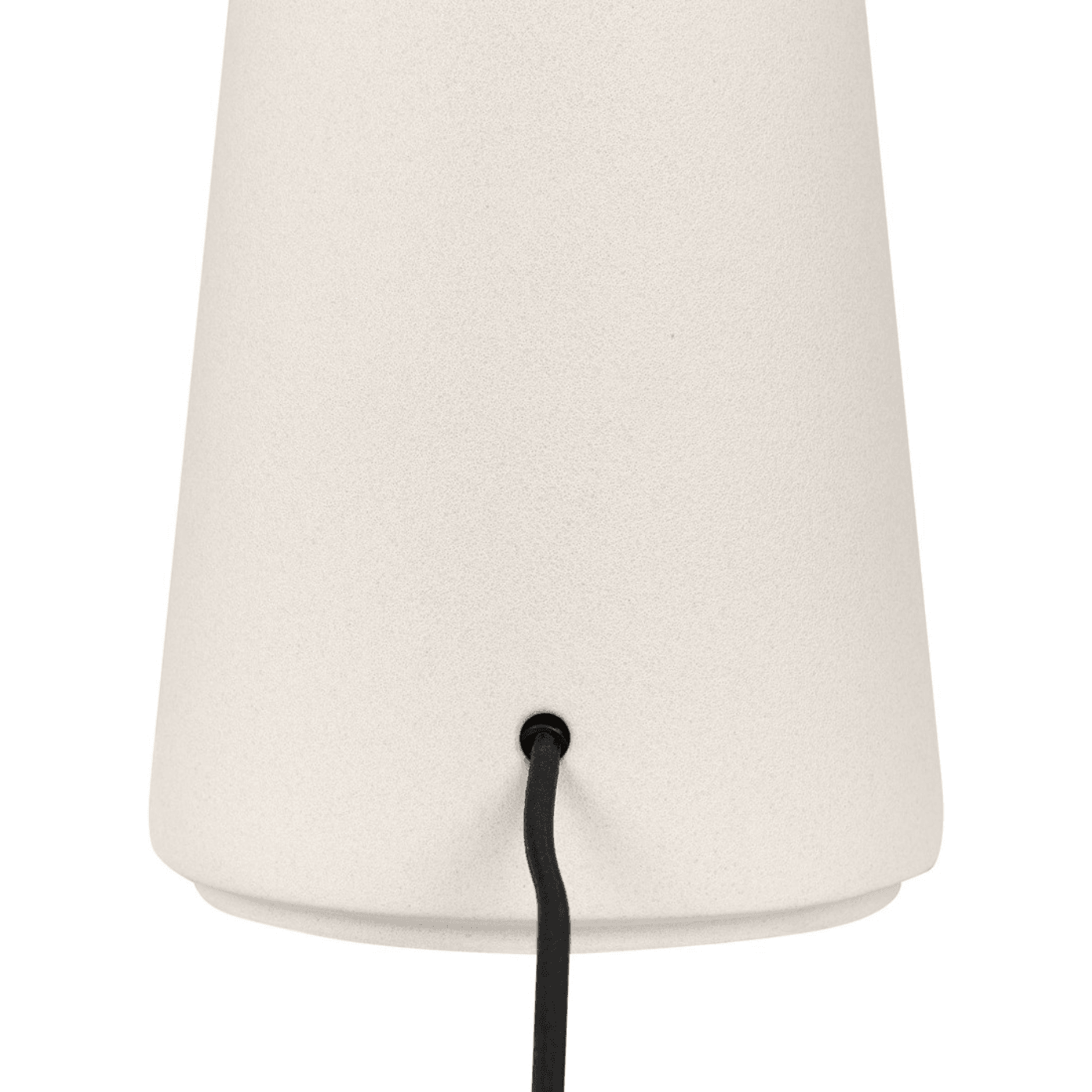 Nash Off White Earthenware Table Lamp - Maison Rêves UK