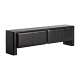 Norfolk Black Mango Wood TV Unit - Maison Rêves UK