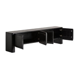 Norfolk Black Mango Wood TV Unit - Maison Rêves UK