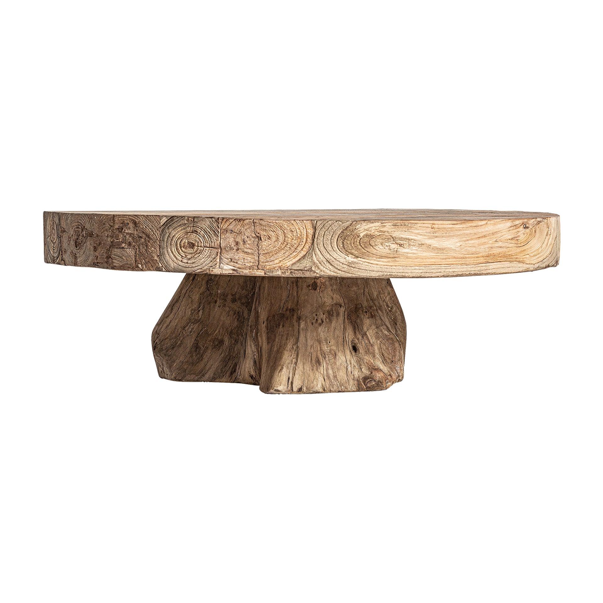 Nysted Circular Wooden Coffee Table - Maison Rêves UK