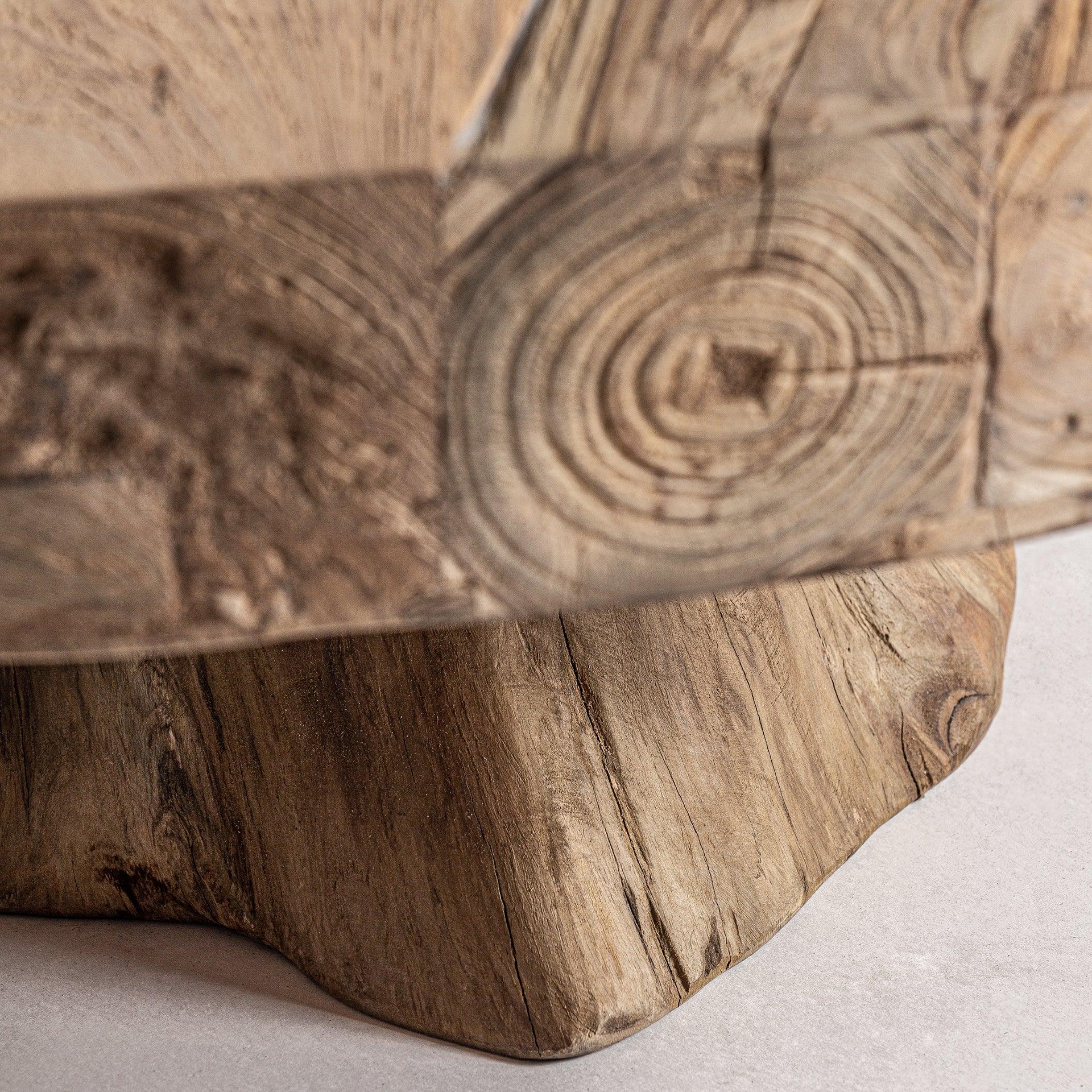 Nysted Circular Wooden Coffee Table - Maison Rêves UK